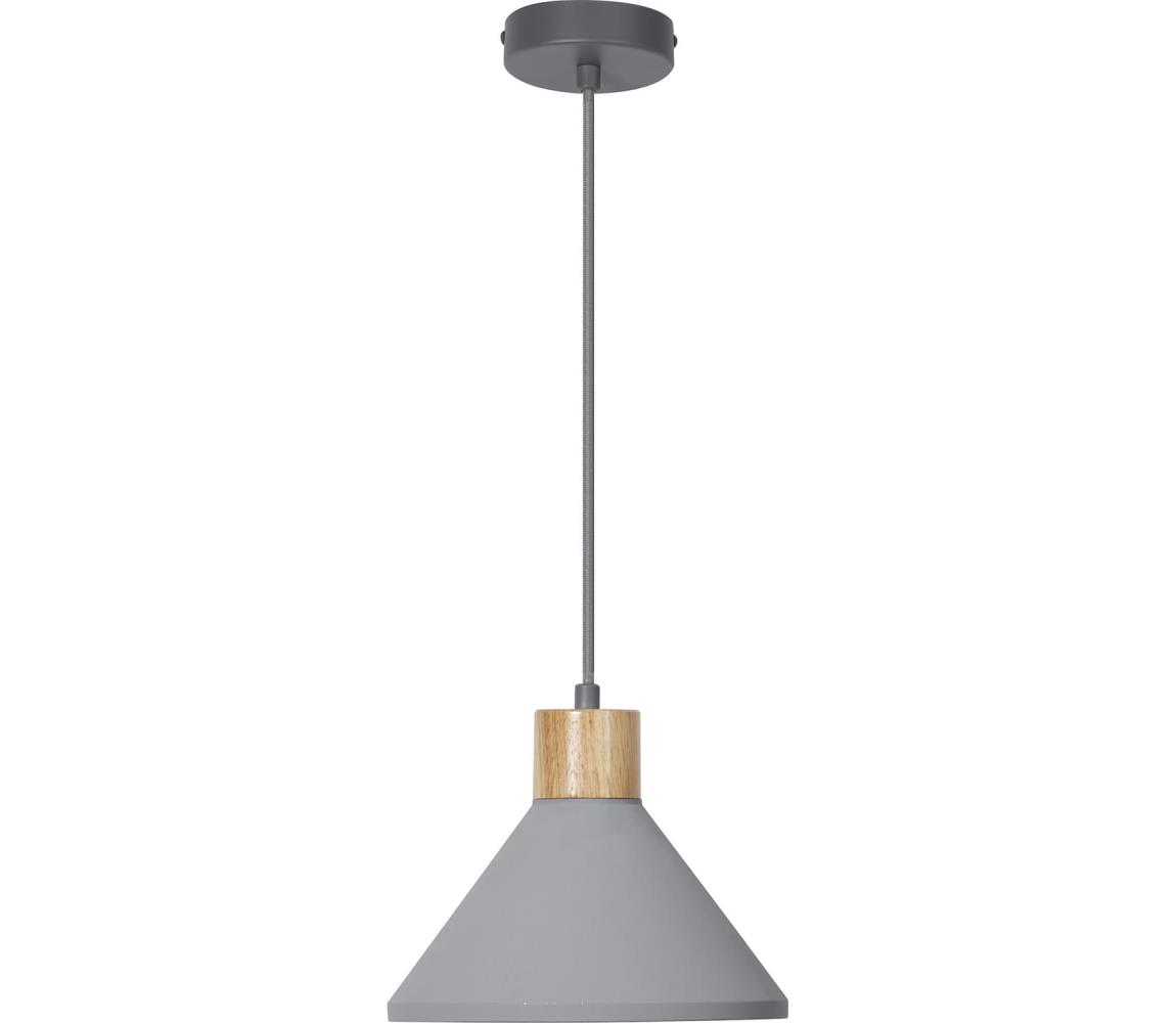 Ledvance - Żyrandol na lince DECOR CONCRETE 1xE27/15W/230V śr. 22 cm beton szary