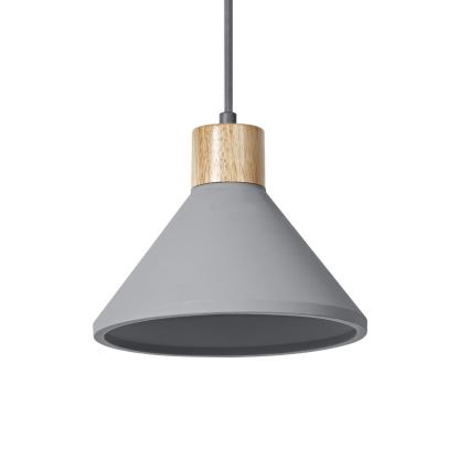 Ledvance - Żyrandol na lince DECOR CONCRETE 1xE27/15W/230V śr. 22 cm beton szary