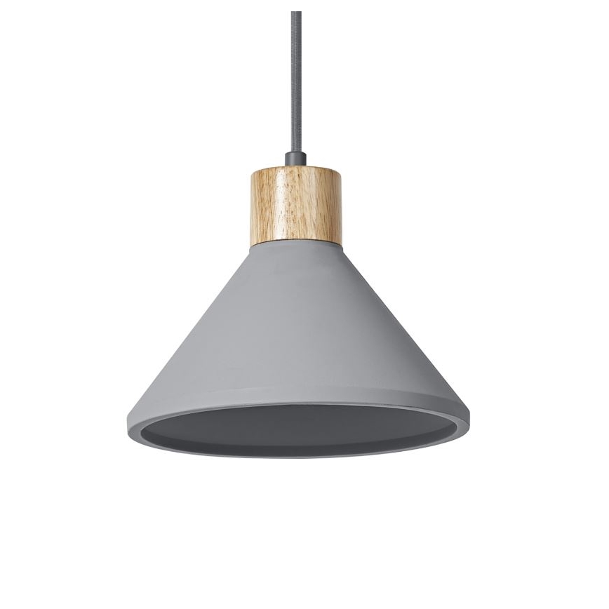 Ledvance - Żyrandol na lince DECOR CONCRETE 1xE27/15W/230V śr. 22 cm beton szary