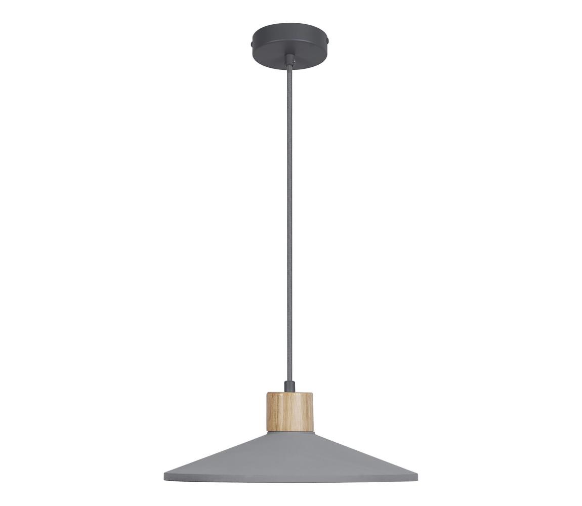 Ledvance - Żyrandol na lince DECOR CONCRETE 1xE27/15W/230V śr. 32 cm beton szary