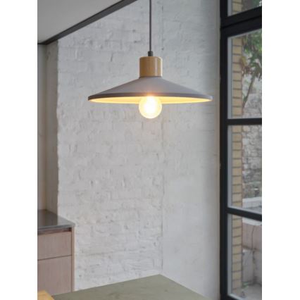 Ledvance - Żyrandol na lince DECOR CONCRETE 1xE27/15W/230V śr. 32 cm beton szary