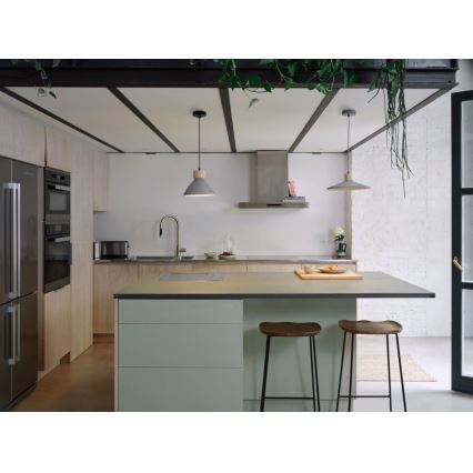 Ledvance - Żyrandol na lince DECOR CONCRETE 1xE27/15W/230V śr. 32 cm beton szary