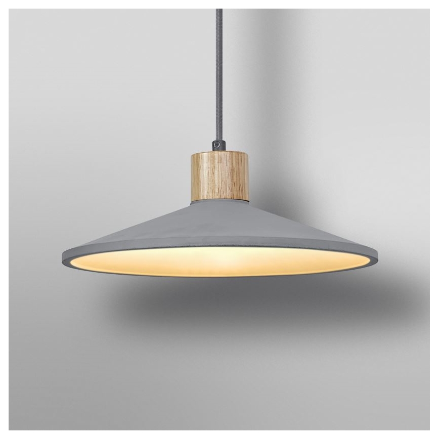 Ledvance - Żyrandol na lince DECOR CONCRETE 1xE27/15W/230V śr. 32 cm beton szary