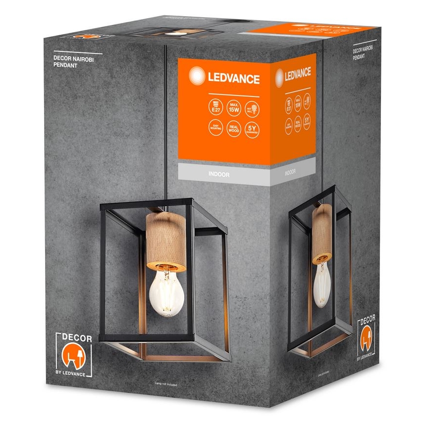 Ledvance - Żyrandol na lince DECOR NAIROBI 1xE27/15W/230V figowiec