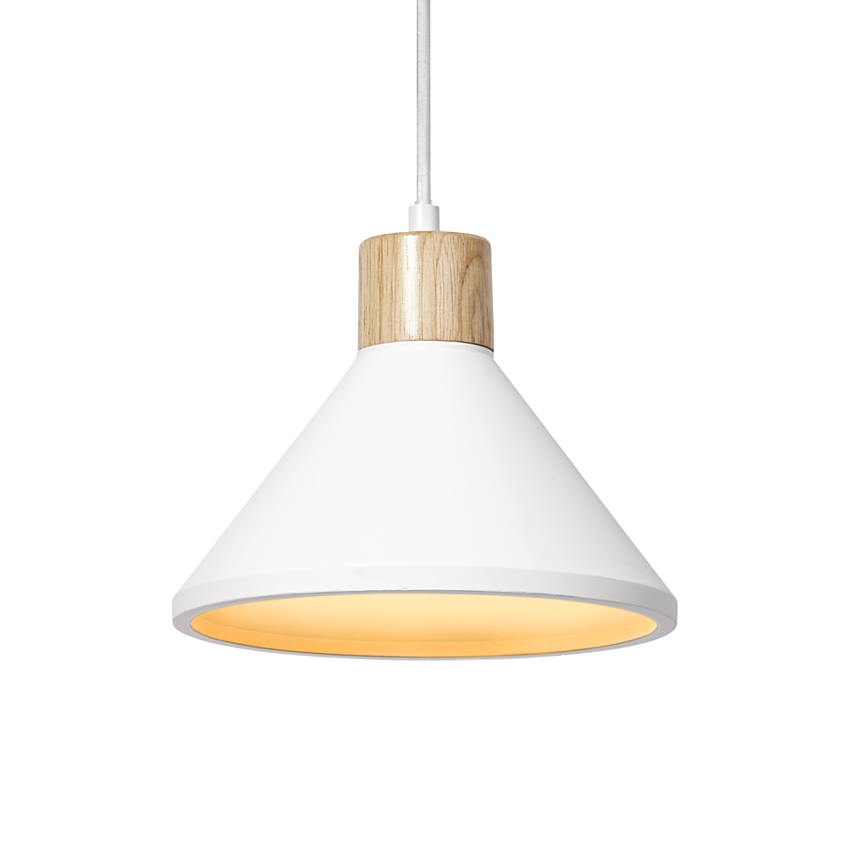 Ledvance - Żyrandol na lince DECOR PLASTER 1xE27/25W/230V śr. 22 cm gips biały