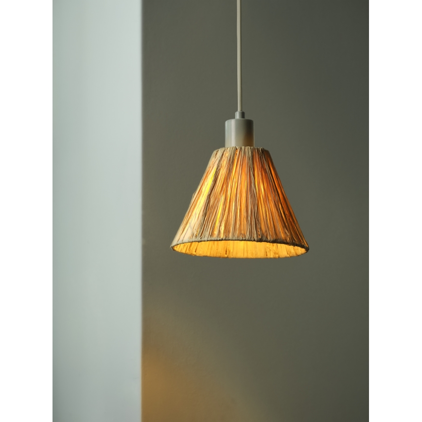 Ledvance - Żyrandol na lince DECOR RAFFIA 1xE27/15W/230V rafia