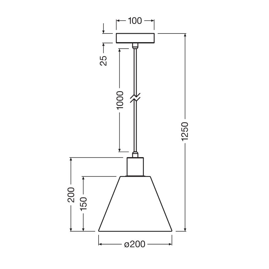 Ledvance - Żyrandol na lince DECOR RAFFIA 1xE27/15W/230V rafia