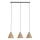 Ledvance - Żyrandol na lince DECOR RAFFIA 3xE27/15W/230V rafia