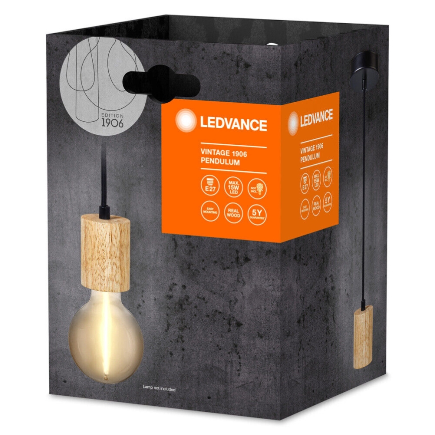 Ledvance - Żyrandol na lince PENDULUM 1xE27/15W/230V figowiec