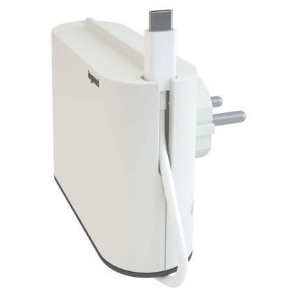 Legrand 049401 - Rozgałęźnik 2Z Typ C + USB-A + USB-C biały