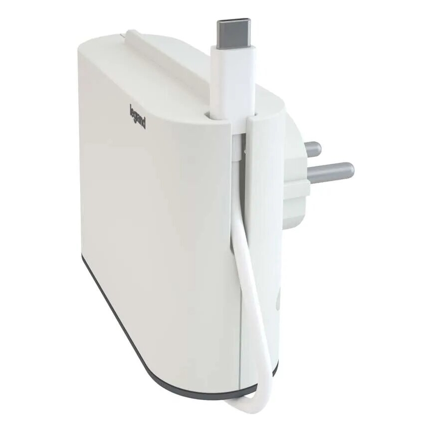 Legrand 049401 - Rozgałęźnik 2Z Typ C + USB-A + USB-C biały