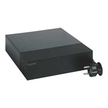 Legrand 049430 - HUB multimedialny z wyłącznikiem 4Z Typ E + 4Z Typ C 2m czarny