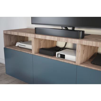 Legrand 049430 - HUB multimedialny z wyłącznikiem 4Z Typ E + 4Z Typ C 2m czarny