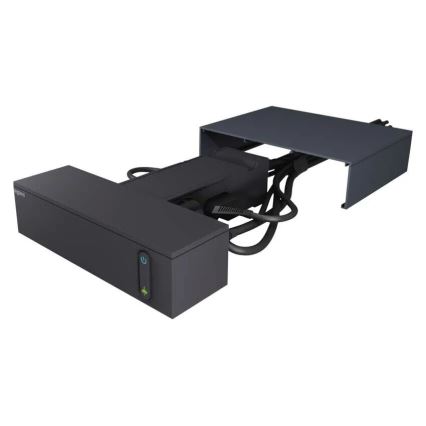 Legrand 049430 - HUB multimedialny z wyłącznikiem 4Z Typ E + 4Z Typ C 2m czarny