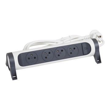 Legrand 049459 - Przedłużacz z wyłącznikiem 4Z Typ E 3m