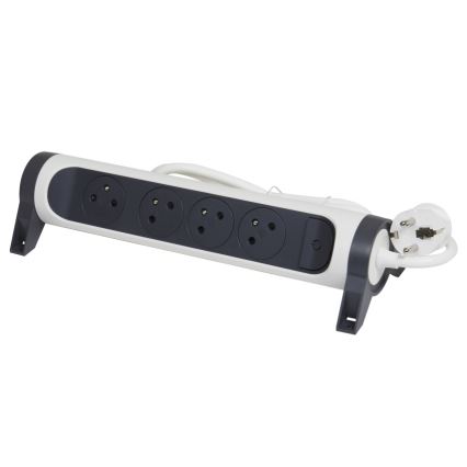 Legrand 049459 - Przedłużacz z wyłącznikiem 4Z Typ E 3m