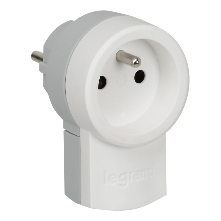 Legrand 50461 - Wtyczka z gniazdem 230V/16A 2P+T