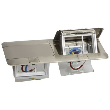 Legrand 54023 - Minipuszka POP-UP do wyposażenia 2x4M stal nierdzewna