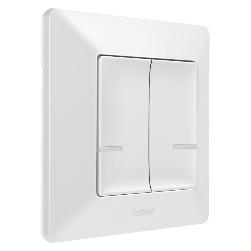 Legrand 752187- Inteligentny bezprzewodowy przełącznik 2-przyciskowy VALENA 1xCR2032 Wi-Fi IP40