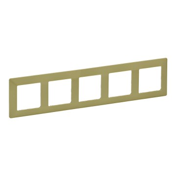 Legrand 754085 - Ramka do włączników VALENA LIFE 5P zielona