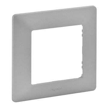 Legrand 754131 - Ramka dla przełączników VALENA LIFE 1P aluminium Legrand 754131 - Ramka dla przełączników VALENA LIFE 1P aluminium