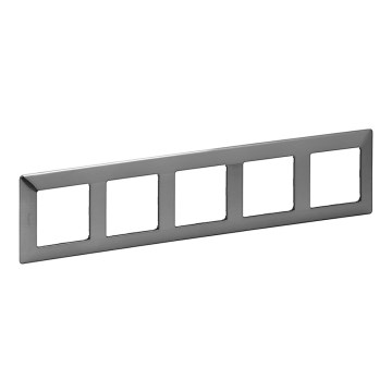 Legrand 754155 - Ramka do włączników VALENA LIFE, 5-krotna, stal nierdzewna