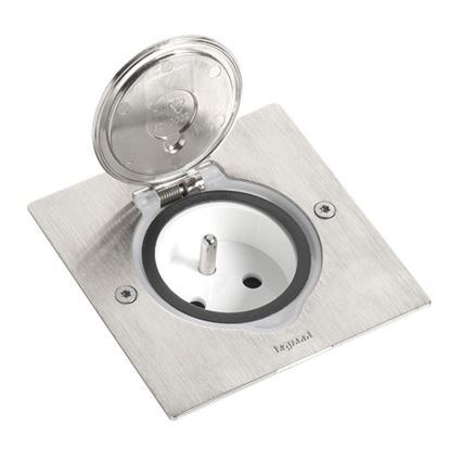 Legrand 89700 - Ramka dla gniazda podlogowa IP44 2M stal nierdzewna