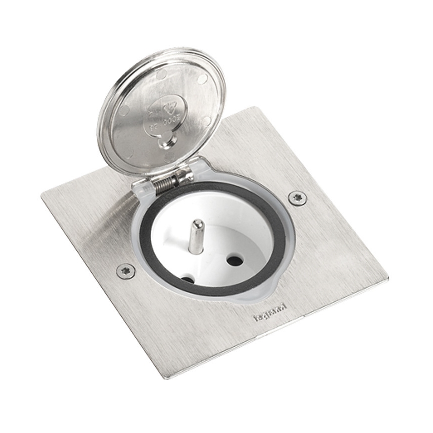 Legrand 89700 - Ramka dla gniazda podlogowa IP44 2M stal nierdzewna