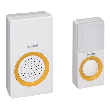 Legrand 94222 - Bezprzewodowy dzwonek ELIOT 230V biały