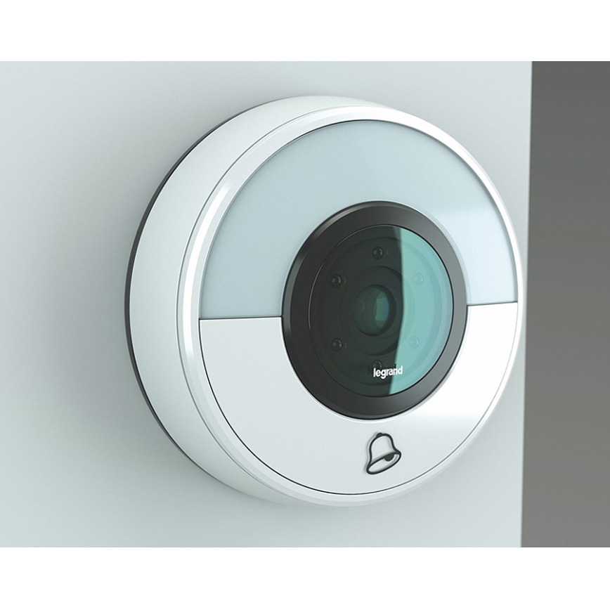 Legrand 94230 - Bezprzewodowy dzwonek + WIFI kamera ELIOT biały