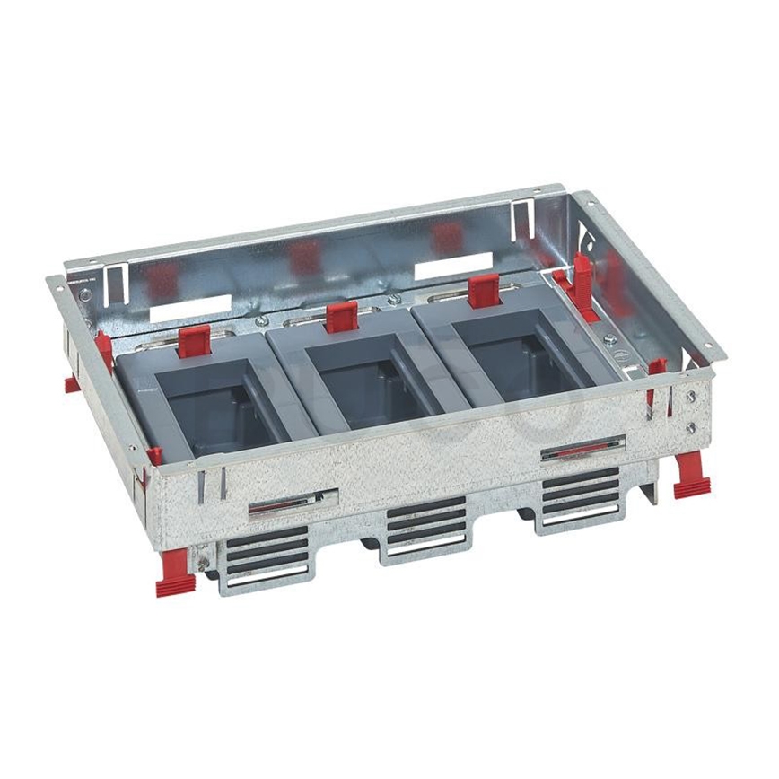 LEGRAND - Betonowa puszka podłogowa 12 modułów (6 urządzeń 45x45)
