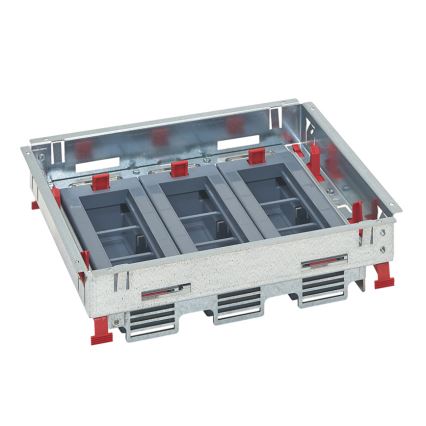 LEGRAND - Betonowa puszka podłogowa 18 modułów (9 urządzeń 45x45))