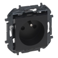 Legrand - Gniazdko domowe bez ramki 250V/16A NILOE STEP czarne