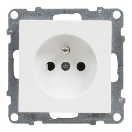 Legrand - Gniazdko domowe bez ramki 250V/16A SUNO białe