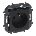Legrand - Gniazdko domowe bez ramki NILOE STEP 250V czarne
