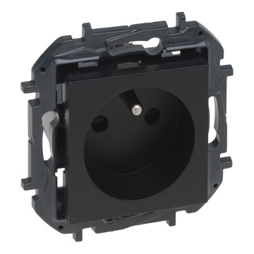 Legrand - Gniazdko domowe bez ramki NILOE STEP 250V czarne