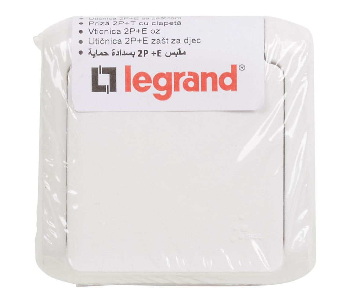Legrand - Gniazdko ścienne FORIX 250 V/16 A IP44, białe