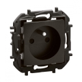 Legrand - Gniazdo domowe bez ramki 250V/16A NILOE czarne