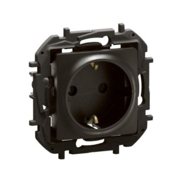 Legrand - Gniazdo domowe SCHUKO 250V/16A NILOE czarne