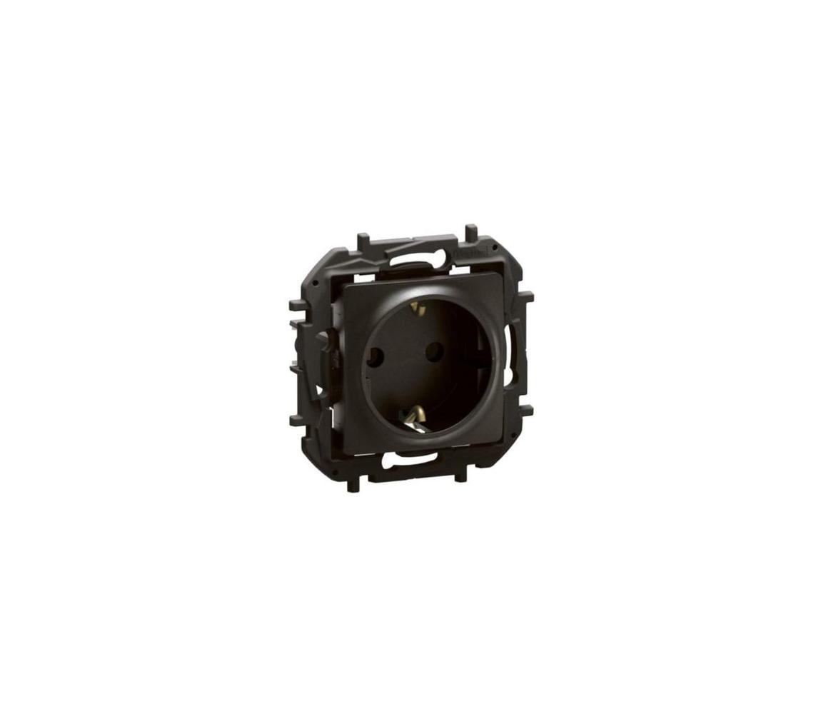 Legrand - Gniazdo domowe SCHUKO 250V/16A NILOE czarne