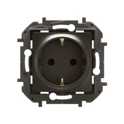 Legrand - Gniazdo domowe SCHUKO 250V/16A NILOE czarne