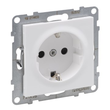 Legrand - Gniazdo elektryczne SCHUKO 250V/16A SUNO białe