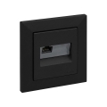 Legrand - Gniazdo Ethernet RJ45 z ramką SUNO czarne