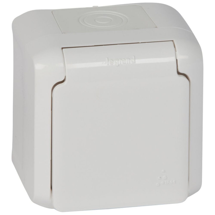Legrand - Gniazdo ścienne zewnętrzne FORIX 250V IP44 białe