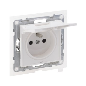 Legrand - Gniazdo zewnętrzne bez ramki 250V/16A NILOE STEP IP44 białe