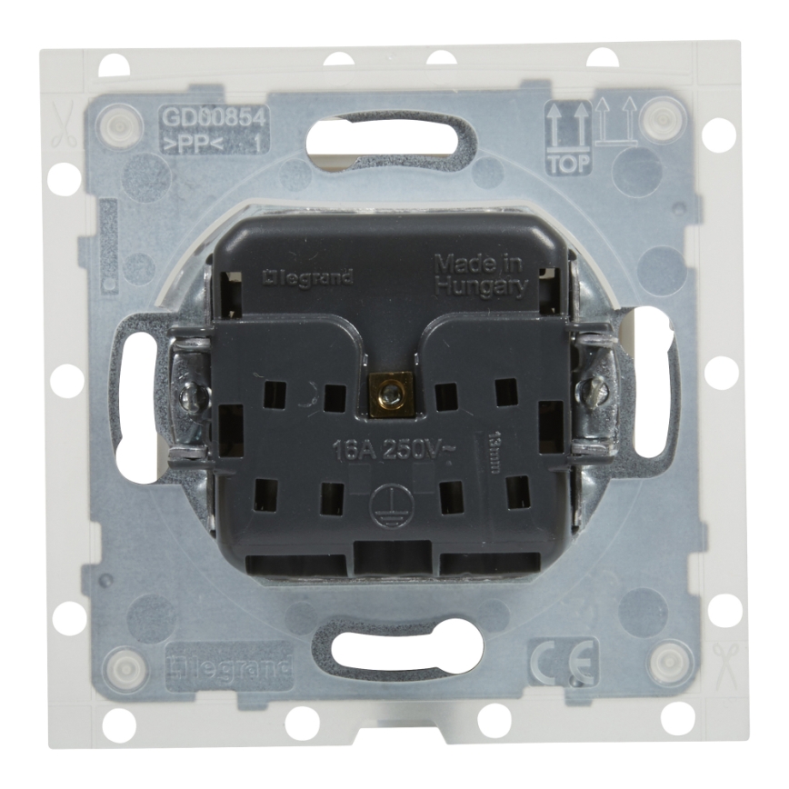 Legrand - Gniazdo zewnętrzne bez ramki 250V/16A NILOE STEP IP44 białe