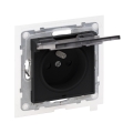 Legrand - Gniazdo zewnętrzne bez ramki 250V/16A NILOE STEP IP44 czarne