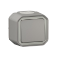 Legrand - Łącznik schodowy nr 6 PLEXO IP55 szary