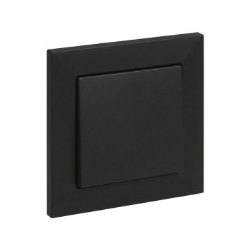 Legrand - Łącznik schodowy nr 6 z ramką SUNO czarny