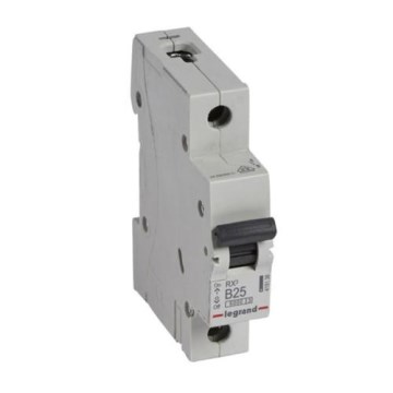 Legrand - Modułowy wyłącznik nadprądowy 1-biegunowy RX3 1P B 25A 6000A